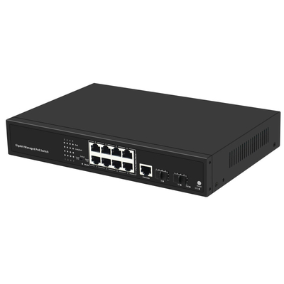 Comutador Ethernet Gigabit AC 100-240V, Comutador de Rede Empresarial DHCP