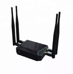 Roteadores WiFi doméstico MT7620A 4G LTE práticos cor preta 300Mbps