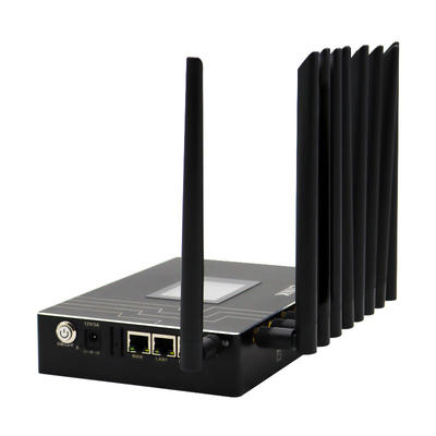 3 estábulo 4 SIM Card With Screen do router da ligação da largura de banda dos portos 4G LTE