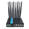 Roteador Ethernet industrial durável de 880 MHz, trilho din, cor preta