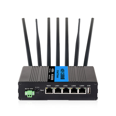 Router industrial duplo da rede do router RS232 RS485 da entrada de SIM Card 4G